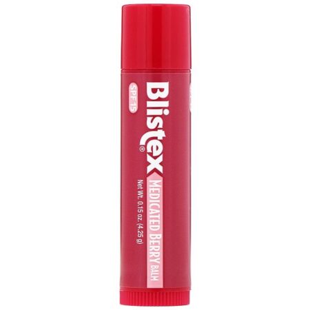 Blistex, Lip Protectant/Sunscreen, SPF 15, Medicated Berry Balm, .15 oz (4.25 g)