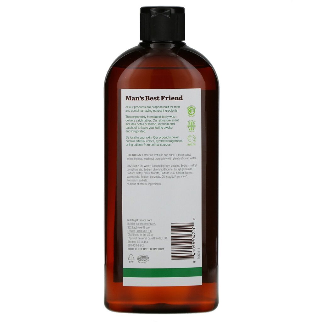 Bulldog Skincare For Men, Body Wash, Original, 16.9 fl oz (500 ml) - Imagem 2