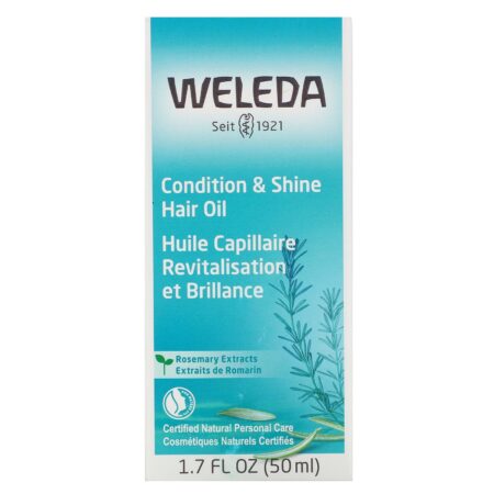 Weleda, Condition & Shine Hair Oil, Rosemary Extracts, 1.7 fl oz (50 ml) - Image 2