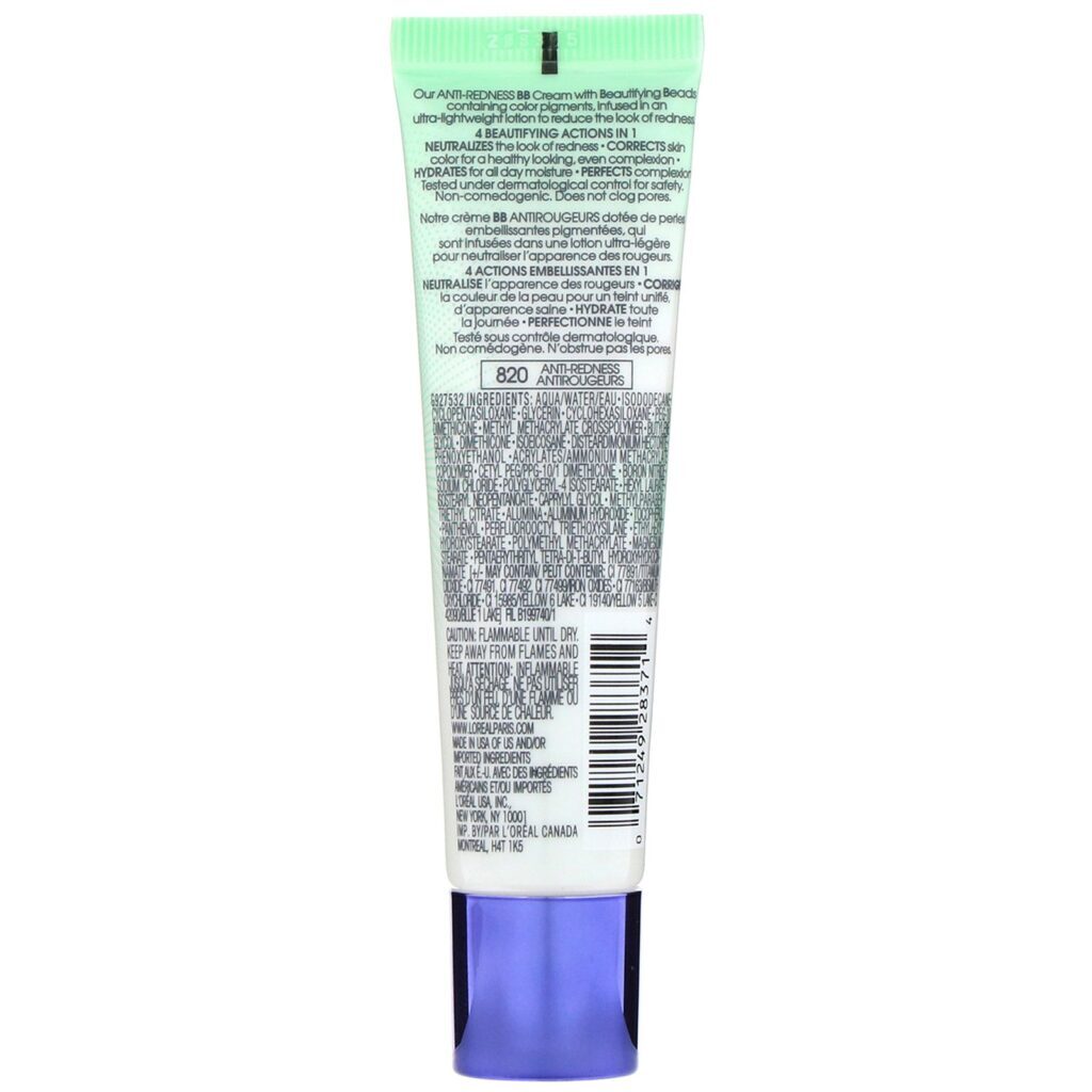 L'Oreal, Magic Skin Beautifier, Creme BB, alívio da vermelhidão, 30 ml - Imagem 2