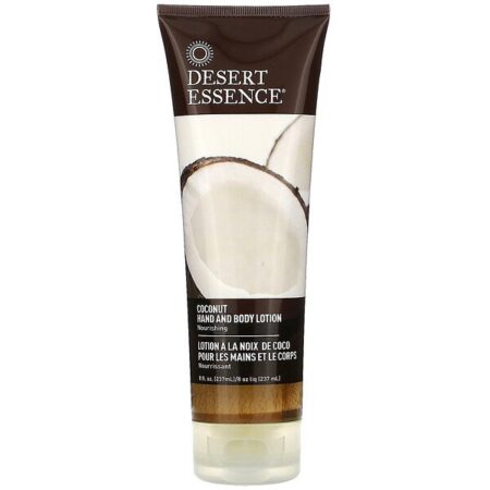 Desert Essence, Loção para Mãos e Corpo, Coco, 8 fl. oz. (237 ml)