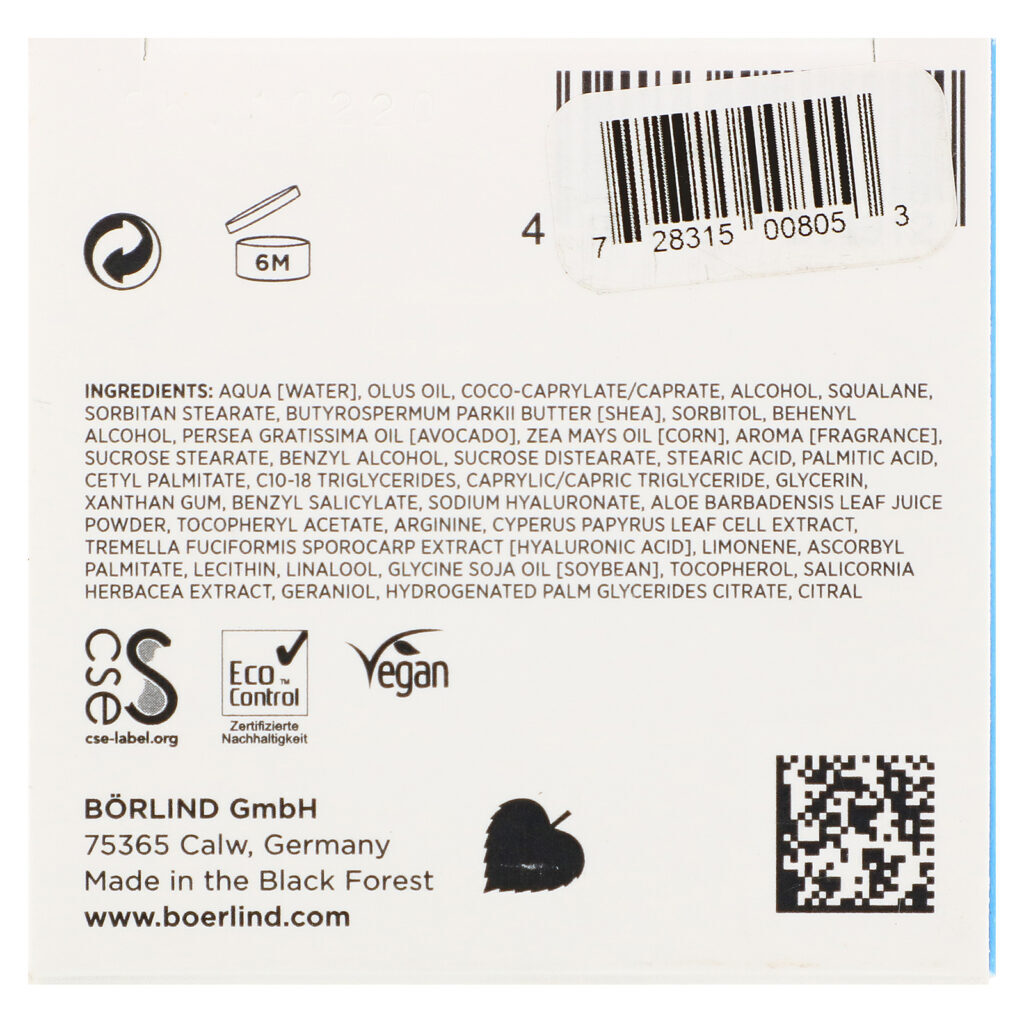 AnneMarie Borlind, AquaNature, Rehydrating Night Cream, 1.69 fl oz (50 ml) - Imagem 4