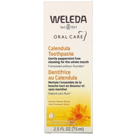 Weleda, Oral Care, Calendula Toothpaste, Fennel, 2.5 fl oz (75 ml) - Image 2