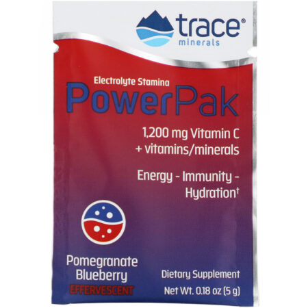 Trace Minerals Research, Electrolyte Stamina PowerPak, Pomegranate Blueberry, 30 Packets, 0.18 oz (5 g) Each - Image 3