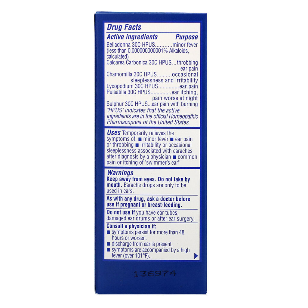 Hyland's, Gotas para Dor de Ouvido, 0.33 fl oz (10 ml) - Imagem 2