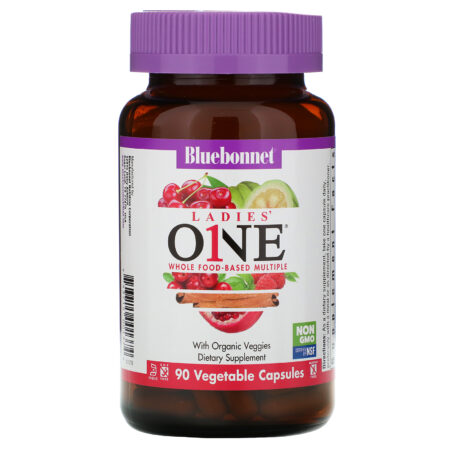 Bluebonnet Nutrition, Ladies' ONE, Whole Food-Based Multiple, 90 Vegetable Capsules - Image 3