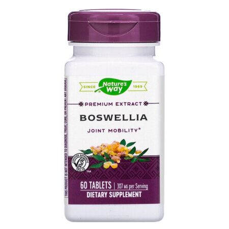 Nature's Way, Boswellia, Padronizada, 60 Comprimidos