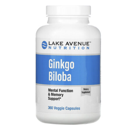 Lake Avenue Nutrition, Ginkgo Biloba, 120 mg, 360 Cápsulas Vegetais