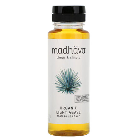 Madhava Natural Sweeteners, Organic Golden Light 100% Blue Agave, 11.75 oz (333 g)