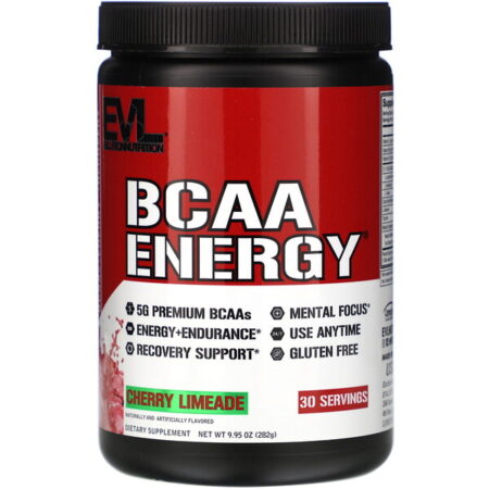 EVLution Nutrition, BCAA Energy, Cherry Limeade, 282 g (9,95 oz)