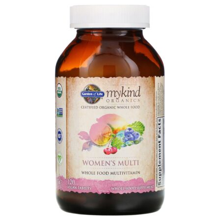 Garden of Life, MyKind Organics, Women's Multi, 120 Comprimidos Vegetais - Image 3