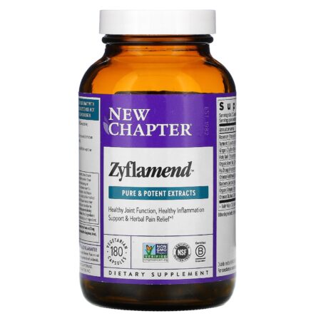 New Chapter, Zyflamend, 180 Vegetarian Capsules - Image 3