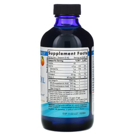 Nordic Naturals, Óleo de Fígado de Bacalhau do Ártico, Laranja, 237 ml (8 fl oz) - Image 2