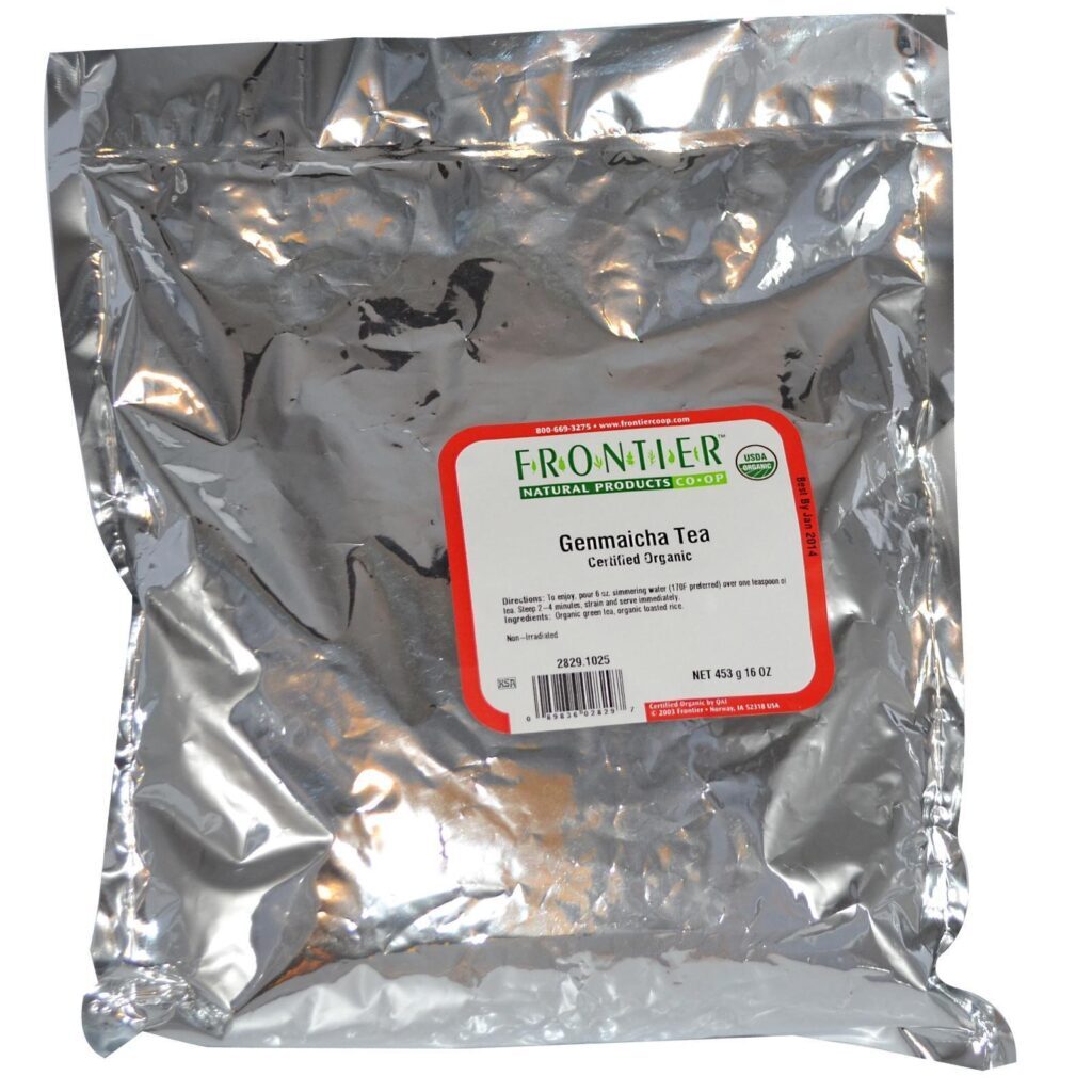 Frontier Natural Products, Chá Genmaicha Orgânico, 16 oz (453 g) - Imagem 2