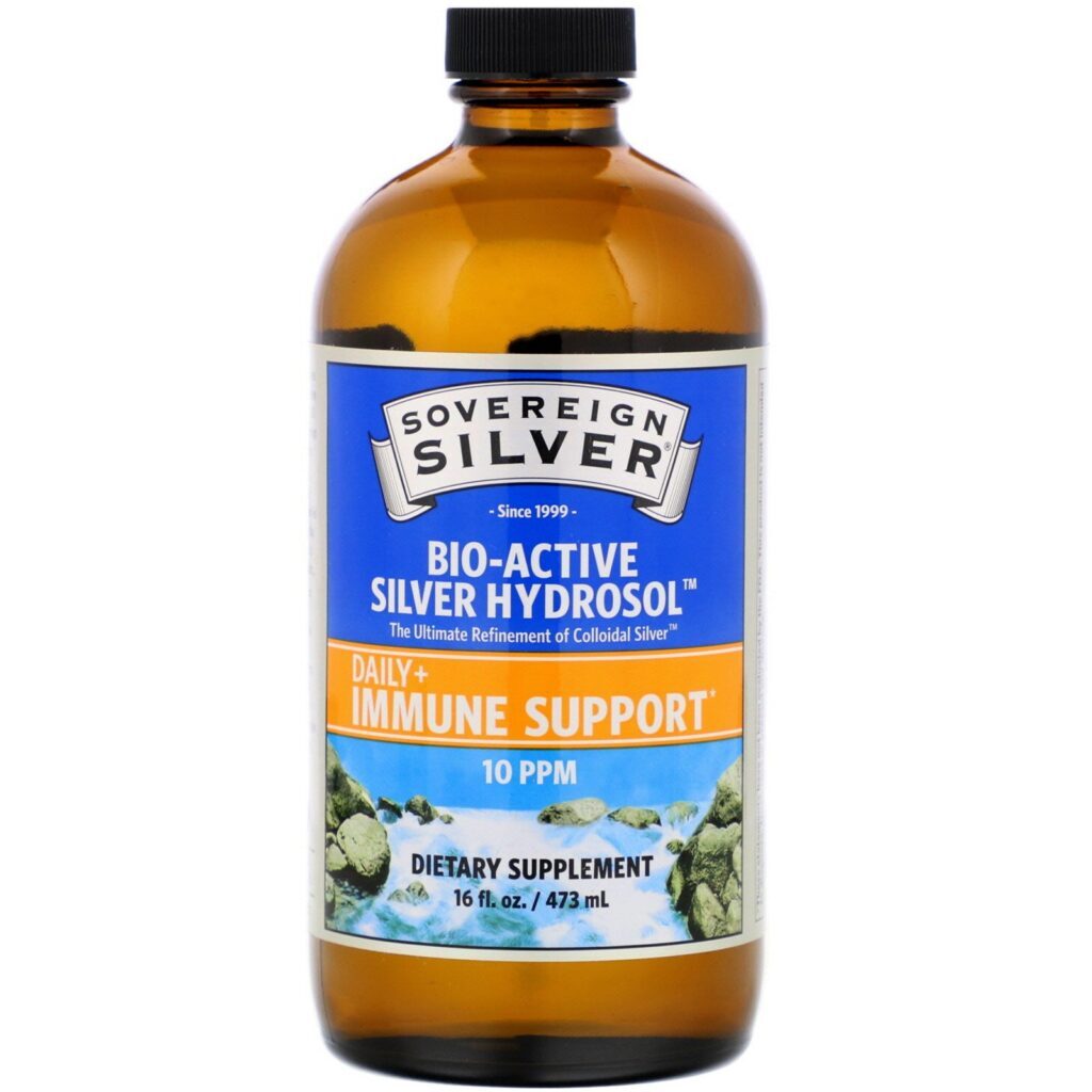 Sovereign Silver, Hidrossol de Prata Bioativo Coloidal, 10 PPM, 473 ml (16 fl oz) - Imagem 3