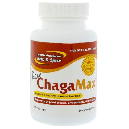 North American Herb & Spice, ChagaMax Natural, 90 Cápsulas Vegetarianas