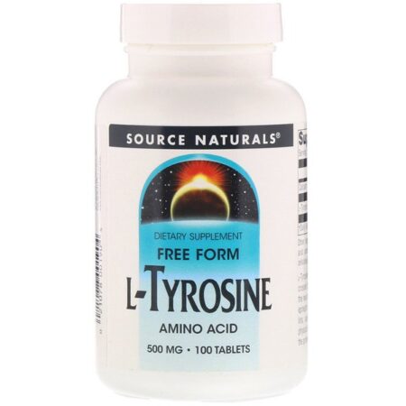 Source Naturals, L-Tirosina, 500 mg, 100 comprimidos