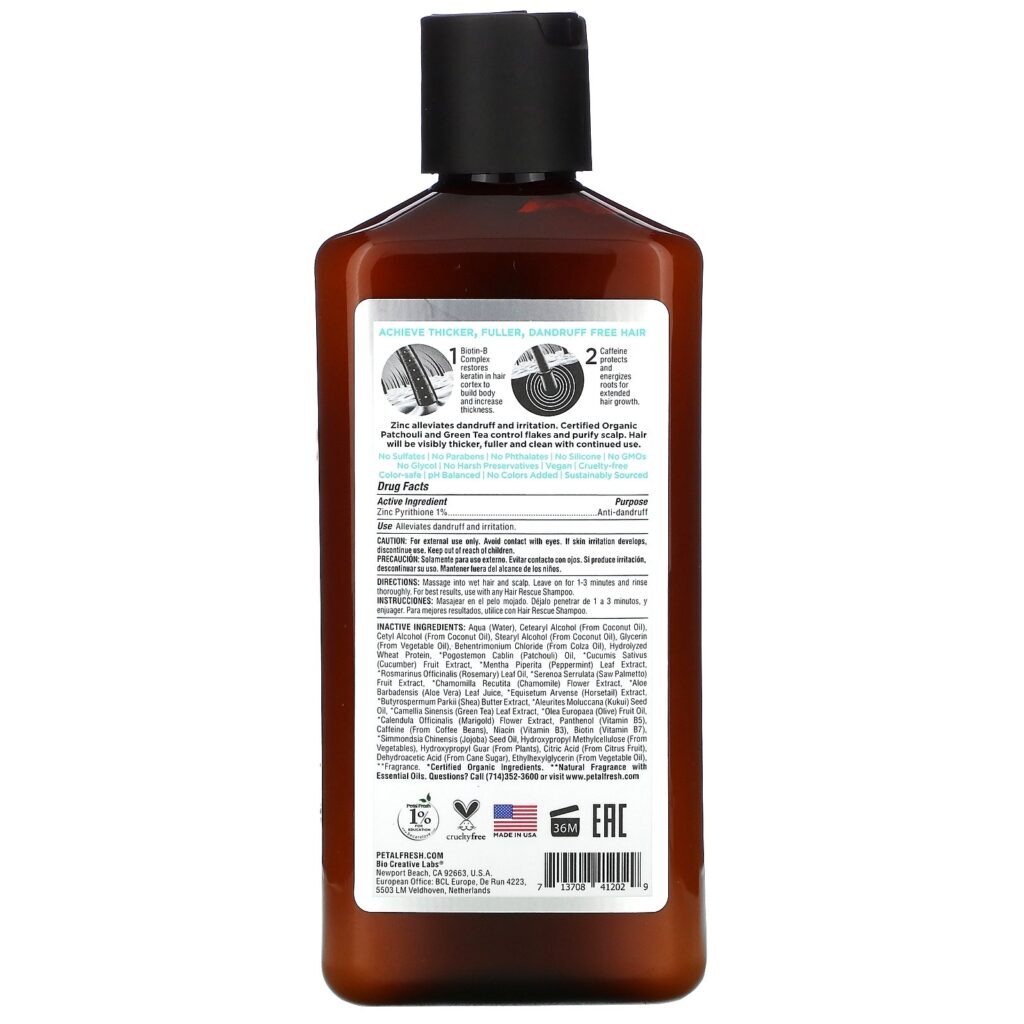 Petal Fresh, Pure, Recuperação Capilar, Condicionador de Espessamento, Anticaspa, 12 fl oz (355 ml) - Imagem 2