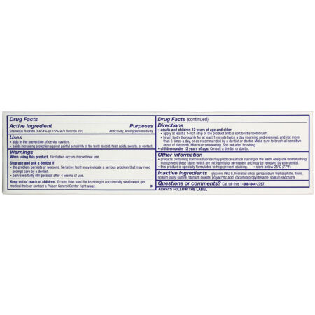 Sensodyne, Creme dental de rápido alívio com flúor, menta, 96,4 g - Image 3