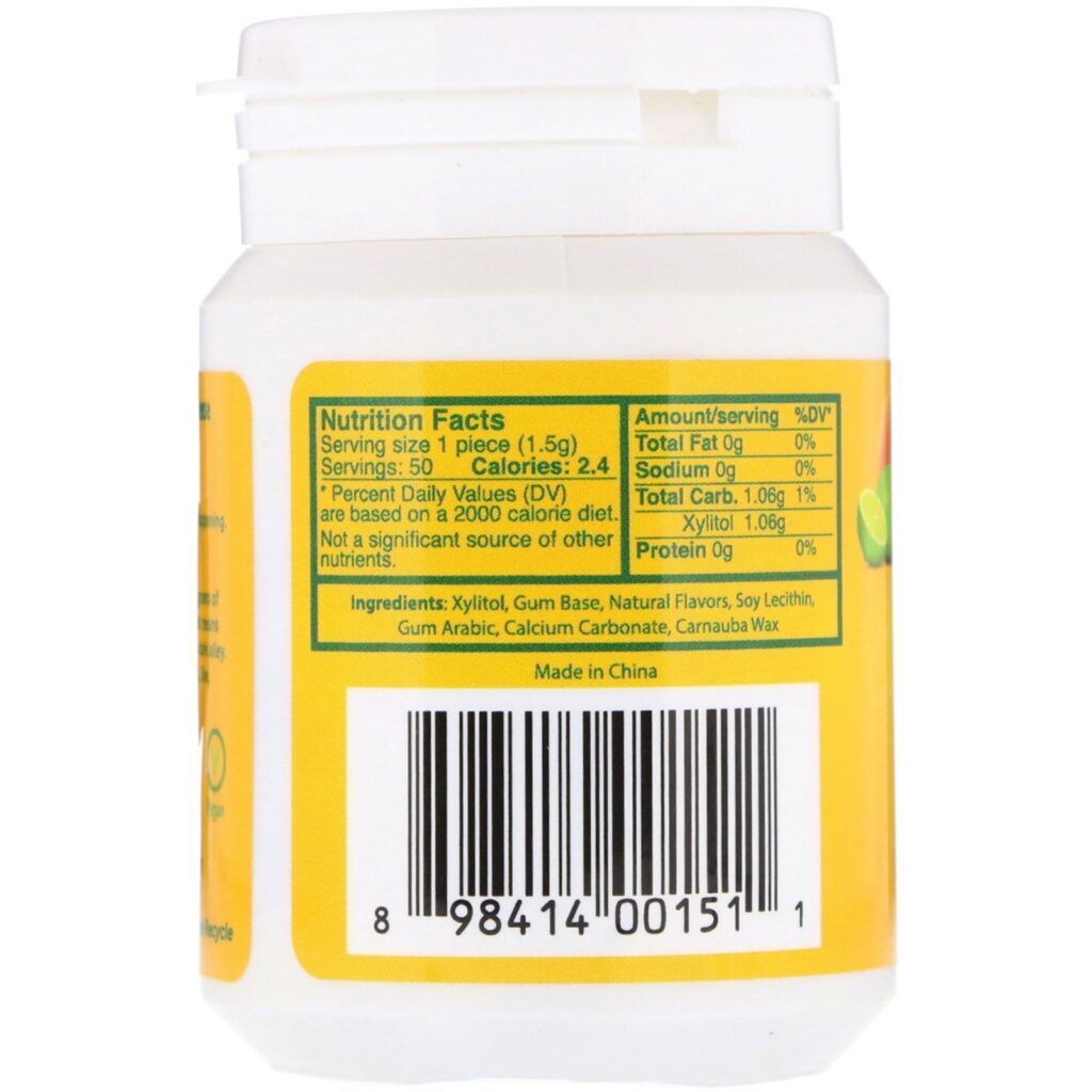 Epic Dental, Xylitol Gum, Sugar-Free, Fresh Fruit, 50 Pieces - Imagem 2