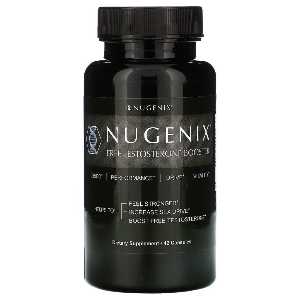 Nugenix, Free Testosterone Booster, 42 Capsules - Imagem 3