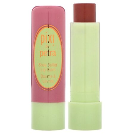 Pixi Beauty, Bálsamo para Lábios de Manteiga de Karité, Rosa Natural, 4 g (0,141 oz)