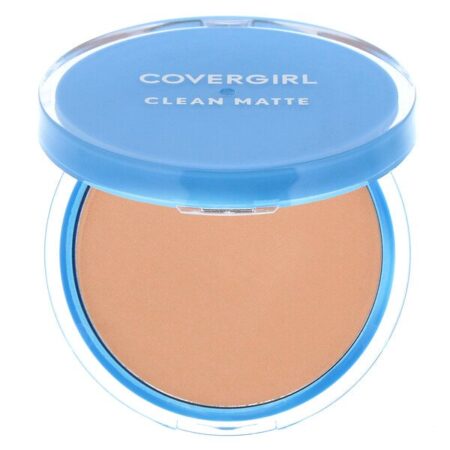 Covergirl, Clean Matte, Pó compacto, 545 Bege quente, 10 g