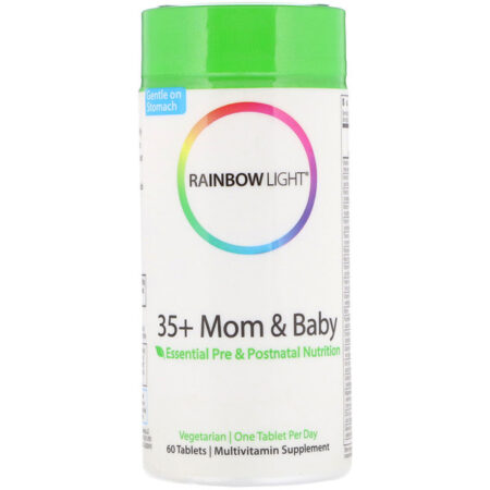 Rainbow Light, 35+ Mom &amp; Baby, 60 Comprimidos