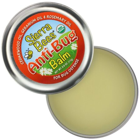 Sierra Bees, Bálsamo Contra Mosquitos, Óleos de Cedro, Gerânio e Alecrim, 17 g (0,6 oz) - Image 2