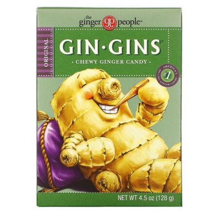 The Ginger People, Gin · Gins, Bala mastigável de gengibre, 128 g