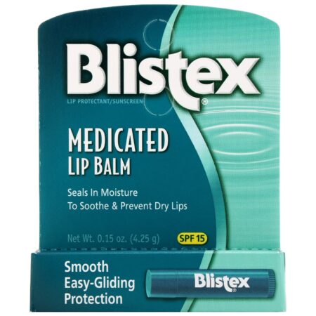 Blistex, Bálsamo Labial Medicinal, Hidratante Labial com Protetor Solar, SPF 15, .15 oz (4.25 g) - Image 2