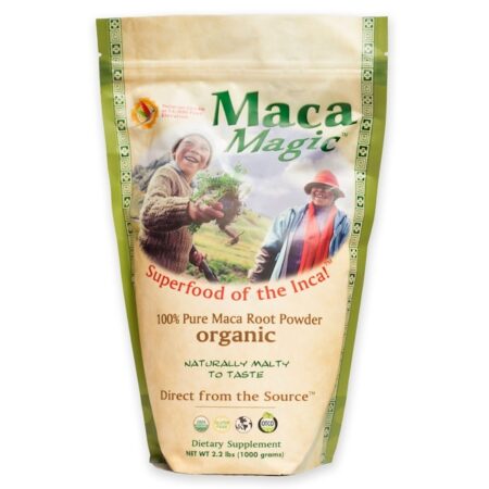 Maca Magic, Orgânico, 100% Pure Maca Root Powder, 1.000 g (2,2 lb)