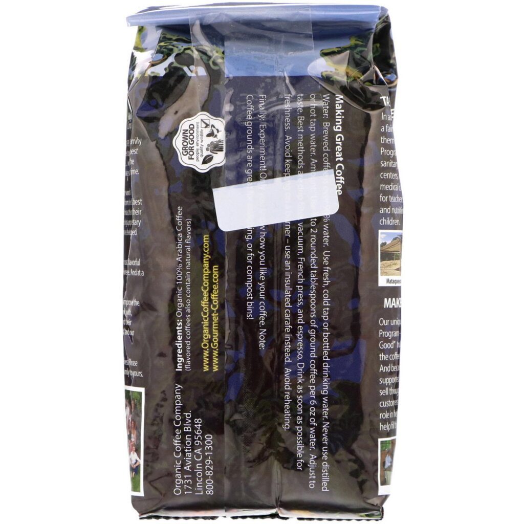 Organic Coffee Co., Amor De Java, Café De Grãos Inteiros, 340g - Imagem 2