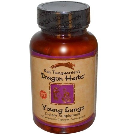 Dragon Herbs, Young Lungs, 500 mg, 100 Vegetarian Capsules