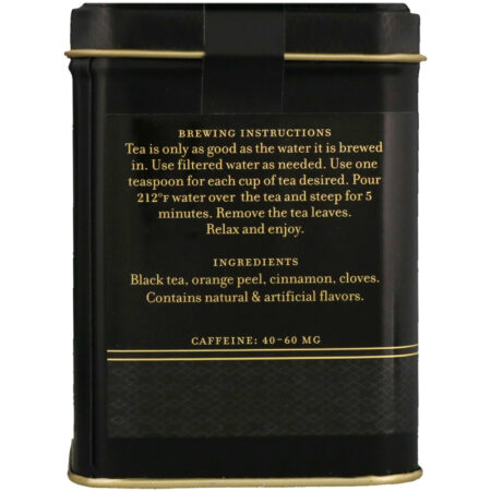 Harney & Sons, Chá Preto, Canela Quente Especiarias, 4 oz - Image 3