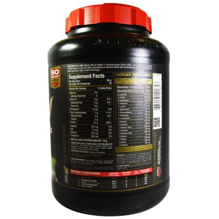 ALLMAX Nutrition, Isoflex, Isolado de Proteína Whey Puro (Filtragem de Partículas Carregadas de Íon WPI), Chocolate e Menta, 2,27 kg (5 lbs) - Image 2