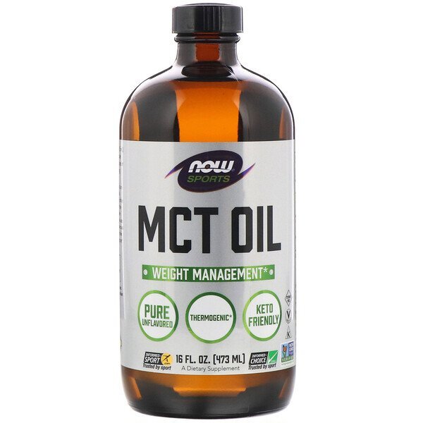 Now Foods, Sports, MCT Oil, Pure, 473 ml (16 fl oz)