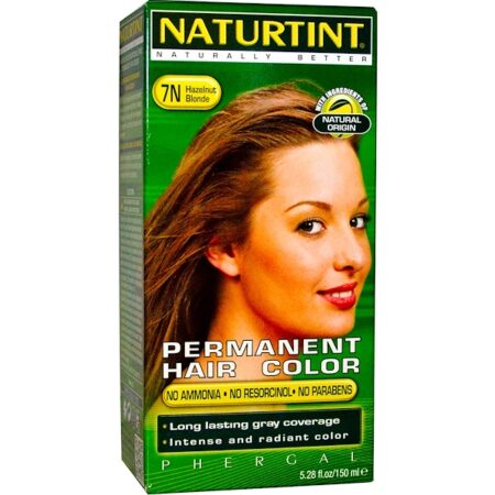 Naturtint, Permanent Hair Color, 7N, Hazelnut Blonde, 5,28 fl oz (150 ml)