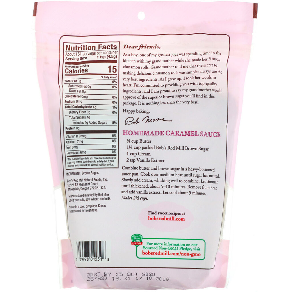 Bob's Red Mill, Açúcar Mascavo à Moda Antiga, 24 oz (680 g) - Imagem 2