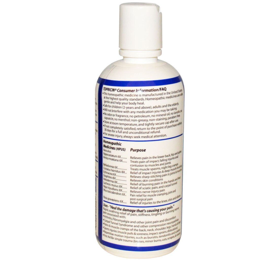 Topricin, Pain Relief and Healing Cream, 8.0 oz - Imagem 2