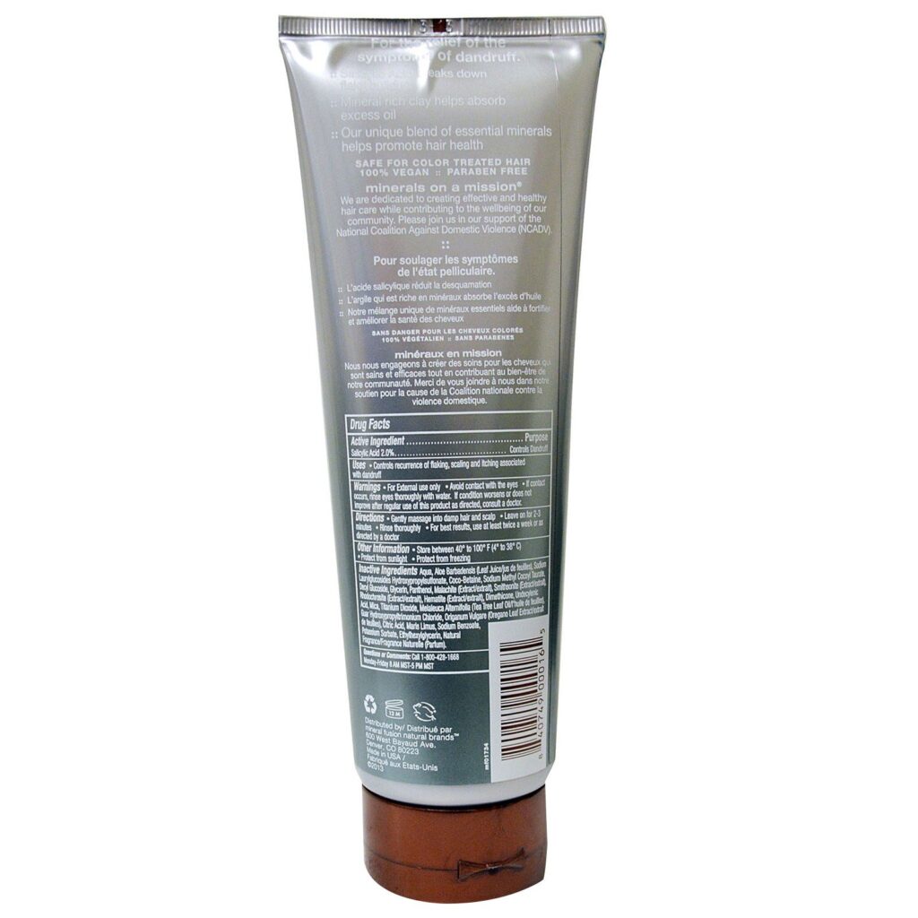 Mineral Fusion, Shampoo Anticaspa, frasco de 8,5 oz (250 ml) - Imagem 2