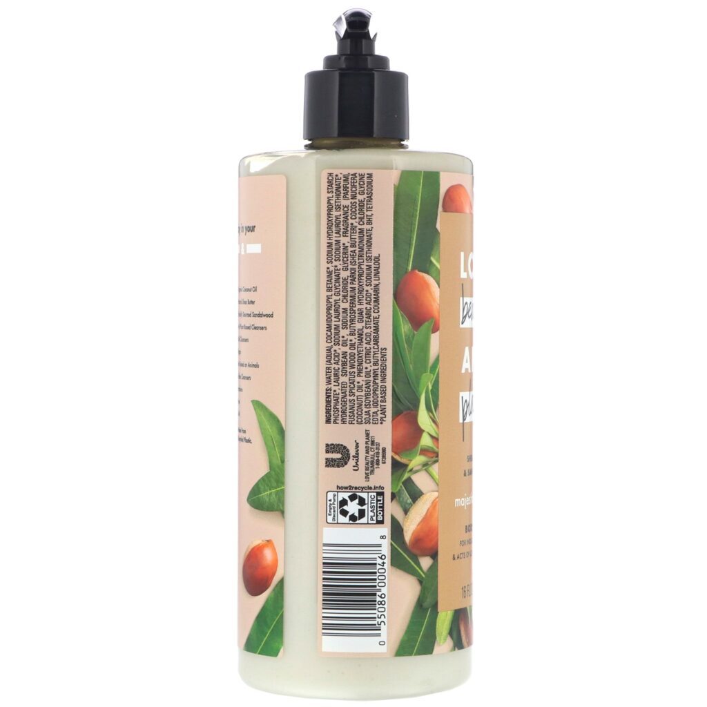 Love Beauty and Planet, Gel de banho Majestic Moisture, Shea Butter & Sandalwood, 473 ml - Imagem 2