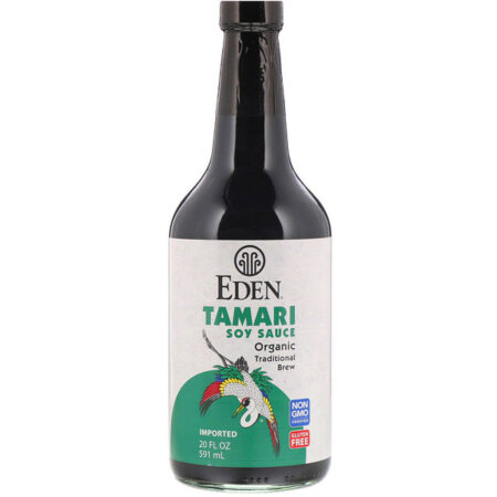 Eden Foods, Molho de Soja Tamari Orgânico, 20 onças fluidas (592 mL)