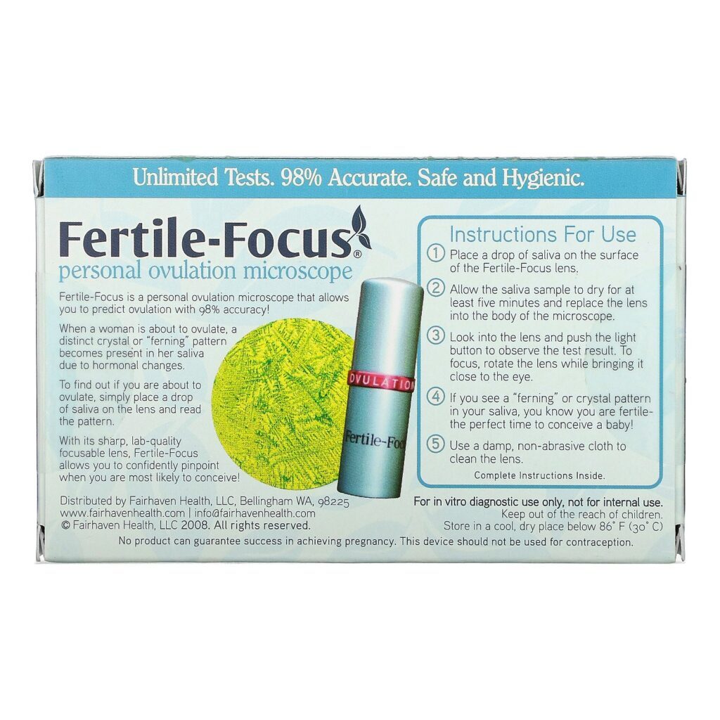 Fairhaven Health, Foco Fértil, 1 Microscópio de ovulação pessoal - Imagem 2