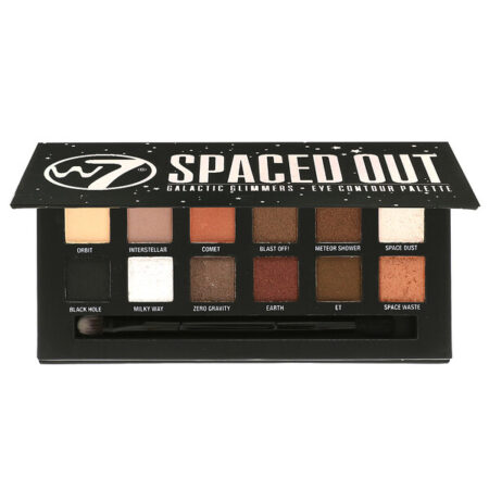 W7, Spaced Out, Galactic Glimmers, Paleta de Sombras, 9,6 g (0,34 oz)