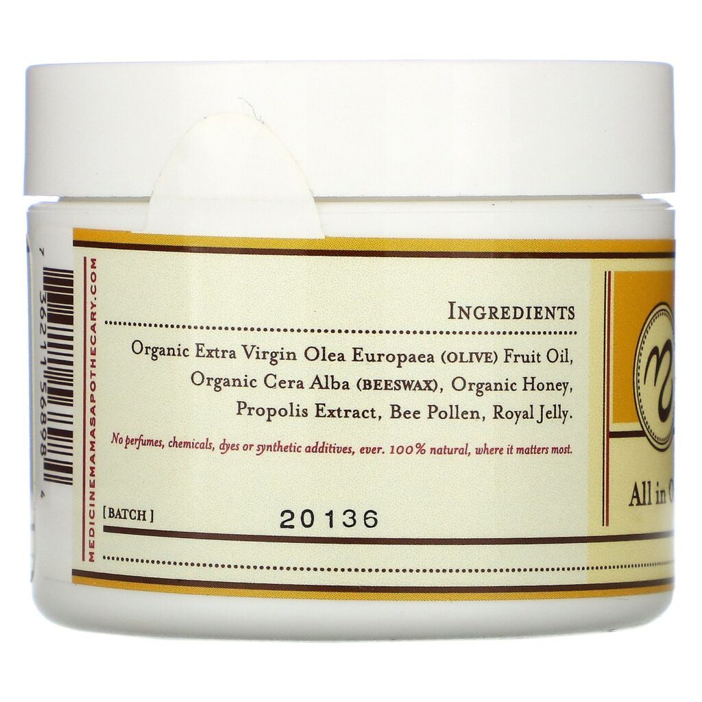 Medicine Mama's, Doce Magia da Abelha, Tramento de Pele Tudo em um Só Creme, 2 oz - Imagem 2