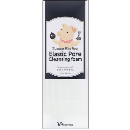 Elizavecca, Elizavecca Milky Piggy, Elastic Pore Cleansing Foam, 4.06 fl oz (120 ml) - Image 2