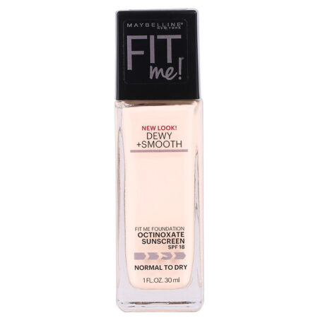 Maybelline, Fit Me, base refrescante e suave, Fair Porcelain, 30 ml