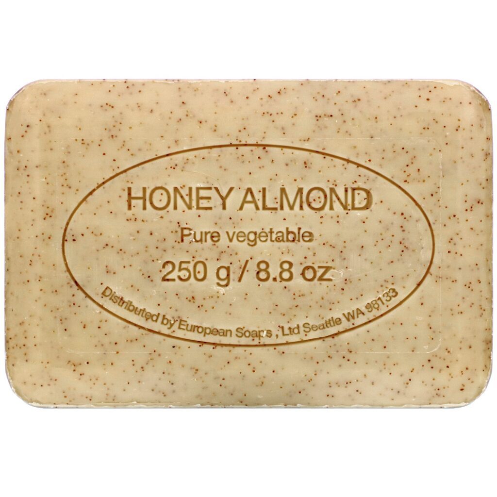 European Soaps, Pre de Provence Bar Soap, Honey Almond, 8.8 oz (250 g) - Imagem 2