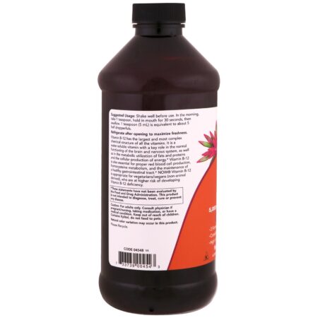 Now Foods, Ultra B-12, 473 ml (16 fl oz) - Image 3